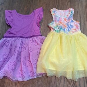 Cat &‎ Jack Tutu Dresses size 18 month lot of 2